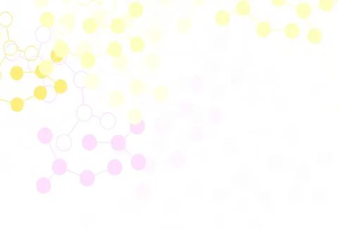 Light Multicolor vector template with artificial intelligence structure. Stock Illustration