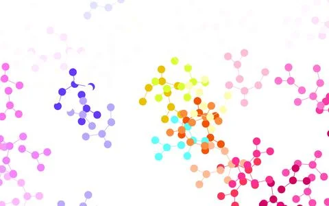 Light Multicolor vector template with artificial intelligence structure. イラスト素材