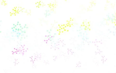 Light Multicolor vector template with artificial intelligence structure. Stock Illustration
