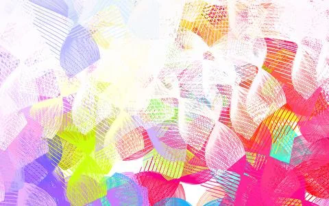 Light Multicolor vector texture with abstract forms. Stock Illustration
