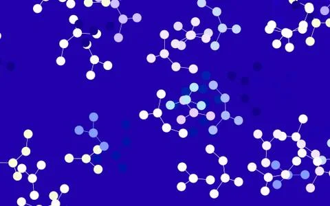 Light Multicolor vector texture with artificial intelligence concept. 库存插图