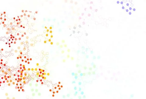 Light Multicolor vector texture with artificial intelligence concept. イラスト素材