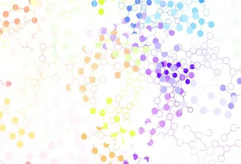 Light Multicolor vector texture with artificial intelligence concept. Illustrazione stock