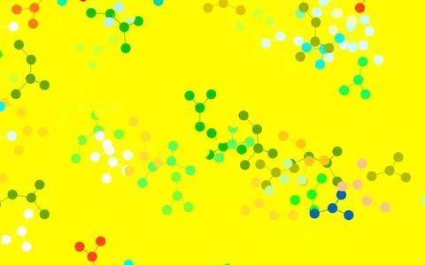 Light Multicolor vector texture with artificial intelligence concept. Stock Illustration