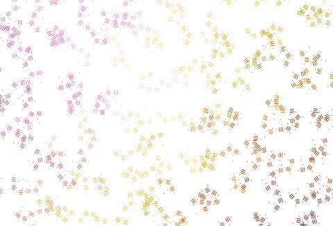 Light Multicolor vector texture with colored lines, dots. Stock Illustration