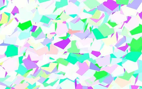 Light Multicolor vector texture with colorful hexagons. Stock Illustration