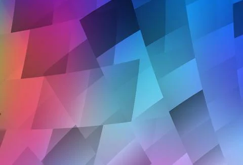 Light Multicolor vector texture in rectangular style. Stock Illustration