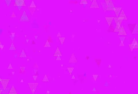 Light Multicolor vector texture with triangular style with circles. Stockillustratie