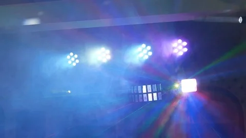 Light music in the dance hall Stock Footage 104858913