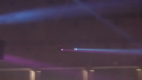 Light music in the event hall Stock Footage 220130903