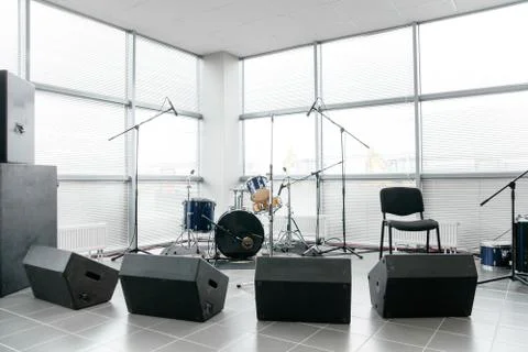 Light music room Stock Photos