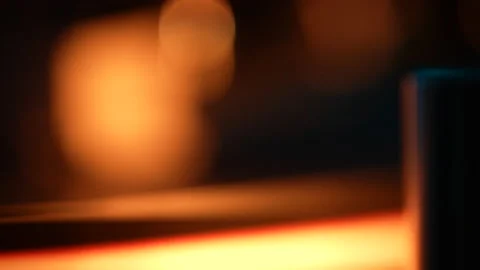Light to needle panshot of a Turntable Stock Footage 148266625