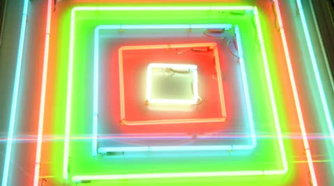 Light neon 05 Stock Footage 25363580
