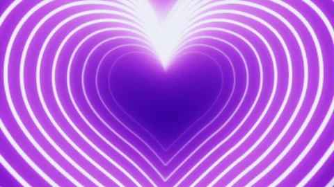 The light of neon hearts Stock-Footage 229685601