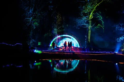 Light Night Bright 스톡 사진