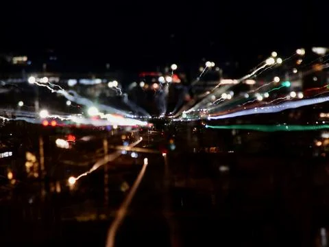 Light nightscape 写真素材