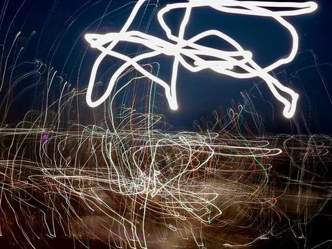 Light noodles 写真素材