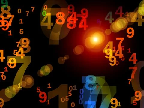 Light of Numbers イラスト素材