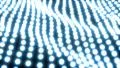 Light ocean grid flow pattern abstract background blue HD Footage
