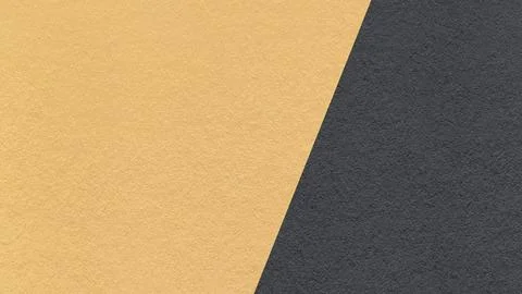 Light ochre texture background with black diagonal angled split and copy sp.. 스톡 사진