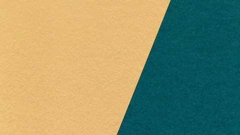 Light ochre texture background with dark teal diagonal angled split and copy  Stock Illustration