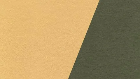 Light ochre texture background with dark olive diagonal angled split and copy Stock Illustration