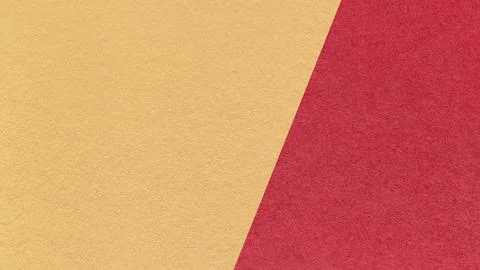 Light ochre texture background with red diagonal angled split and copy spac.. Stock Photos