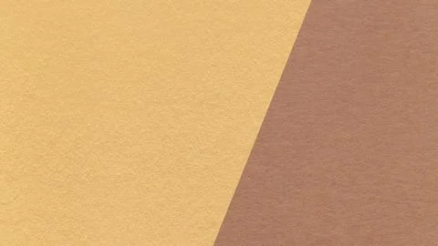Light ochre texture background with warm brown diagonal angled split and copy Stock Illustration