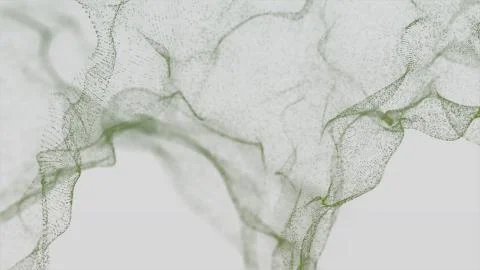 Light Olive Particles Background Stock Illustration