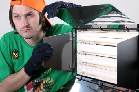 Light operator Stock Photos