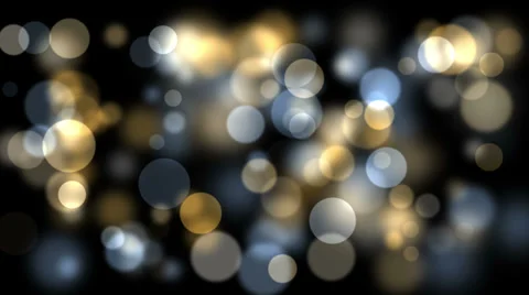 Light orange bokeh defocused dust particles twinkling film Stock Footage 33922137
