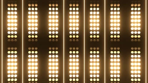 Light Orange Concert LED Light Wall Background VJ Loop in 4K Stock Footage 334719775