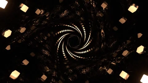 Light Orange Fantastic Glowing Vortex Spiral Light Magic Background VJ Loop  Stock-Footage 334719660