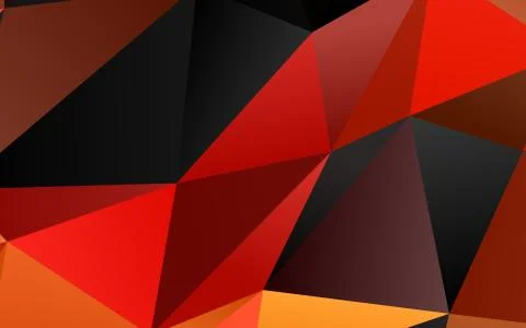 Light Orange vector abstract mosaic pattern. イラスト素材