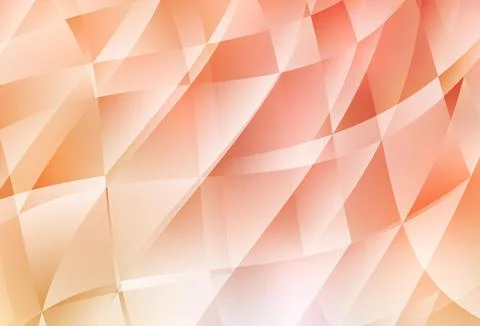 Light Orange vector abstract mosaic pattern. Stock Illustration