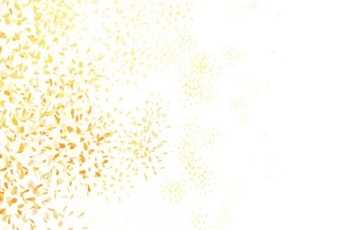 Light Orange vector abstract pattern with leaves. Illustrazione stock