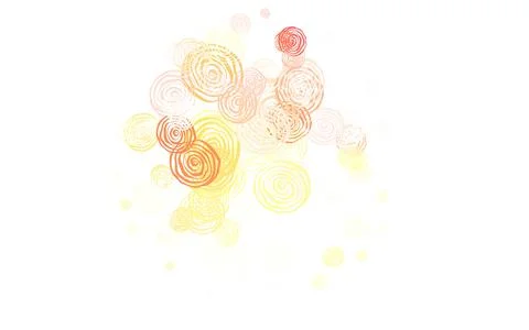 Light Orange vector abstract pattern with roses. Stock Illustration