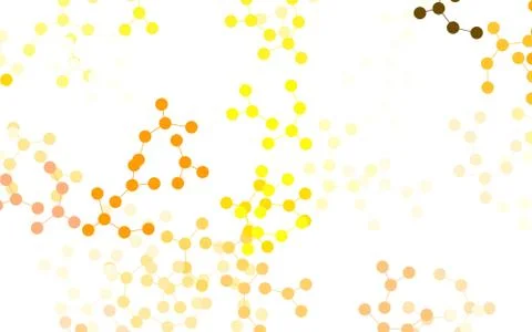 Light Orange vector backdrop with artificial intelligence data. Stock Illustration