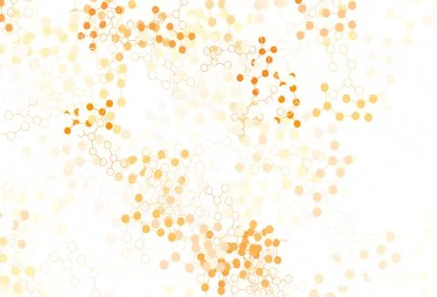 Light Orange vector backdrop with artificial intelligence data. イラスト素材