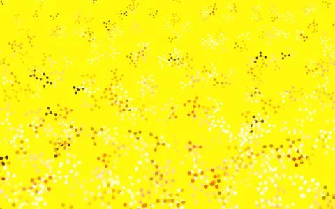 Light Orange vector backdrop with artificial intelligence data. Stock Illustration