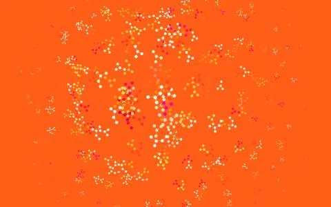 Light Orange vector backdrop with artificial intelligence data. Illustrazione stock