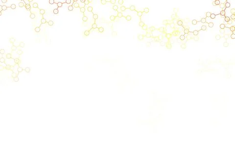 Light Orange vector backdrop with artificial intelligence data. イラスト素材