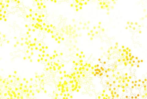 Light Orange vector backdrop with artificial intelligence data. Stock Illustration