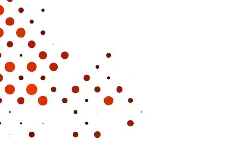 Light Orange vector backdrop with dots. Stock Illustration