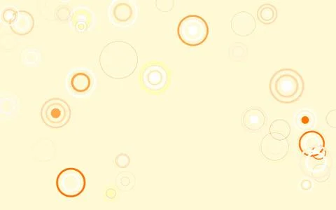 Light Orange vector backdrop with dots. Stock Illustration