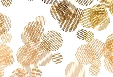 Light Orange vector backdrop with dots. Stock Illustration
