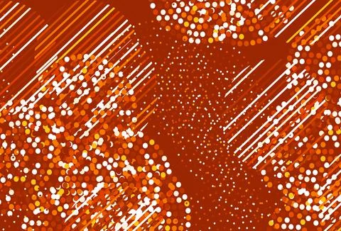 Light Orange vector backdrop with dots. 스톡 일러스트