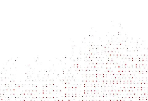 Light Orange vector backdrop with lines, rectangles. Illustrazione stock