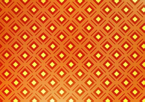 Light Orange vector backdrop with lines, cubes. Illustrazione stock