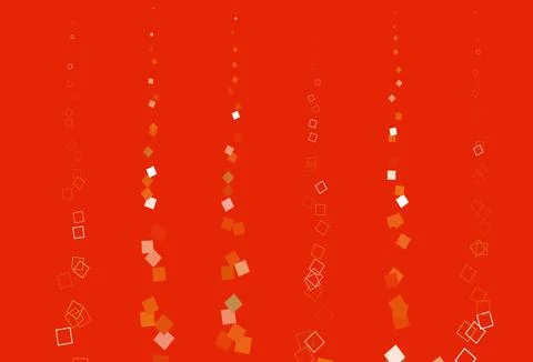 Light Orange vector backdrop with lines, rectangles. Stock Illustration